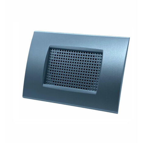 TRADE SHOP - Cassa Audio Altoparlante Ad Incasso Per Scatola Cassetta 503 Filo Diffusione 25w - Silver