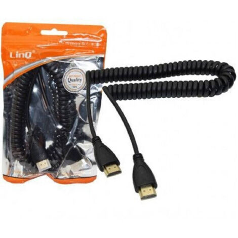 Cavo A Spirale 6 Conduttori 0.5 Mm2 - Nero, Estensibile Fino A 2.5 Metri, Per Alimentazione - Foto 13