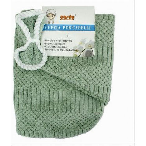 Dianoo 2PC Cuffia Per Asciugare I Capelli Microfibra, Turbante Per Capelli Ad Asciugatura Rapida, Cuffia Da Doccia Morbida Per Capelli Lunghi E Folti - 6