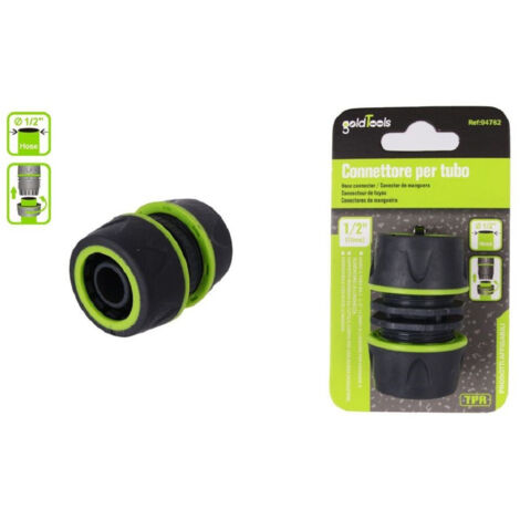 Kaela - Connettore Giunzione Tubi Da 1/2" Innesto Riparatore Con Inserti In Gomma 94762 - (1/3)