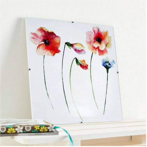TRADE SHOP - Cornice A Giorno 30 X 30cm In Crilex Cornici Portafoto Puzzle Poster Foto Stampe -