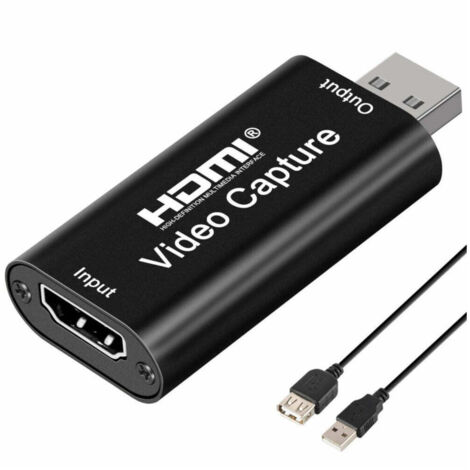 TRADE SHOP - Scheda Acquisizione Video Connessione Usb Hdmi Video Capture Hd Tv 4k Q-h165 Pc -