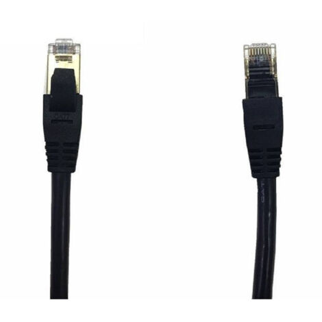 TRADE SHOP - Cavo Di Rete Patch Lan Ethernet Cat7e Con Connettori Rj45 Lunghezza 30cm It-7003 - (1/2)
