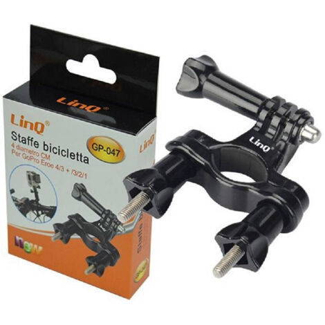 TRADE SHOP - Supporto Staffa Regolabile Universale Bicicletta Bici Fotocamera Gopro Hero Gp-047 - (1/2)
