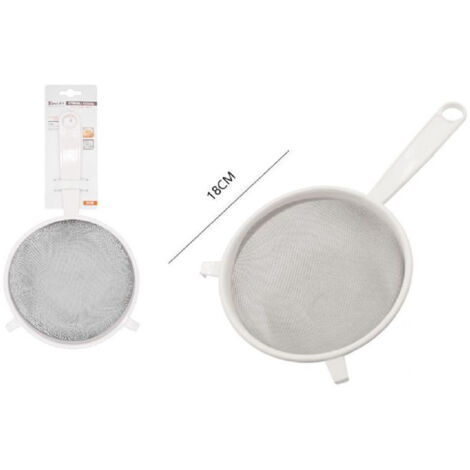 Kaela - Colino Setaccio Passino A Rete In Plastica Resina ø18cm Da Cucina Gancio 50544 - (1/2)