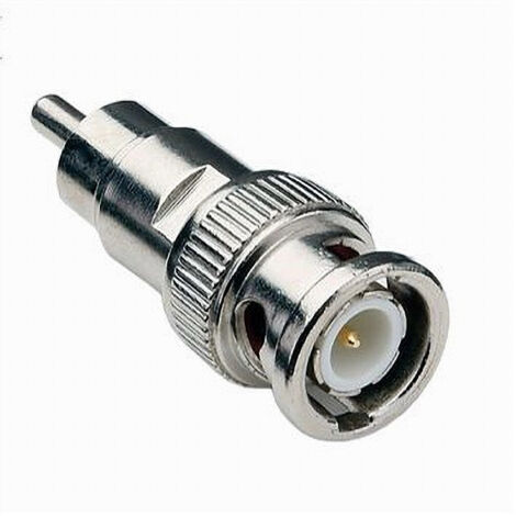 TRADE SHOP - Connettore Adattatore Da Bnc Maschio A Rca Maschio Videosorveglianza Maxtech C-bnc10 - (1/2)