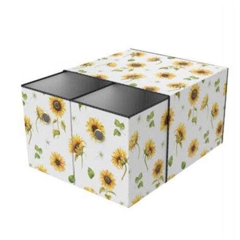 TRADE SHOP - Scatola Salvaspazio Portatutto Porta Oggetti Organizer Armadi Scaffali 39x34x26 - (1/3)