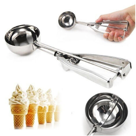 Contacto 227700791 Porzionatore Per Gelato Ovale In Acciaio Inox, Capacità 1/30 Litro - 2