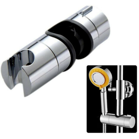TRADE SHOP - Supporto Doccetta Scorrevole Per Asta Saliscendi Diametro Da 18 A 25 Mm 59419 -