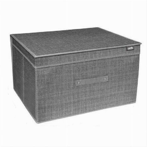 TRADE SHOP - Box Scatola Salvaspazio Portatutto Contenitore Organizer 50 X 40 X 30 Cm 69695 -