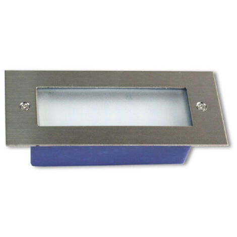 TrAdE Shop Traesio - Faretto Led Incasso 3,5 Watt Luce 6500k 3000k Segnapasso Per Esterno Ip65 Es37 - -Bianco Caldo -