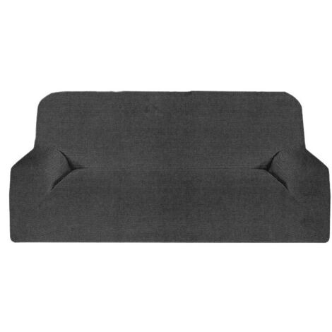 TRADE SHOP - Copri Divano 2 Posti Grigio Melody Estendibile Da 110 A 150 Cm Salvadivano -