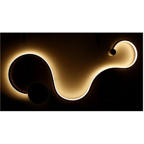 APPLQUE LED LAMPADA DA PARETE ONDA 20W BANCO NATURALE 4000K DESGN