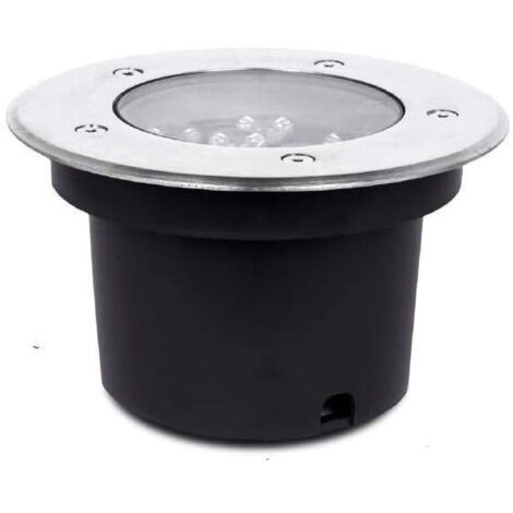 TRADE SHOP - Faretto Led Segnapassi Watt Giardino Ip65 Calpestabile Per Esterno Impermeabile - -Bianco Caldo-12 Watt
