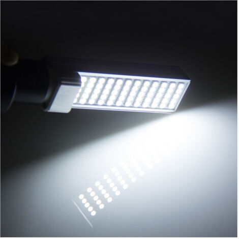 TRADE SHOP - Lampadina Lampada Faretto G24 Pl 15w 220v 60 Led Luce Bianco Freddo Caldo - -Bianco Freddo      -