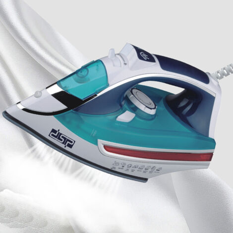 TrAdE Shop Traesio - Ferro Da Stiro A Vapore 2000w Con Piastra In Ceramica Steam Iron Anticalcare -