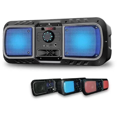 TRADE SHOP - Altoparlante Speaker Cassa Amplificata Bluetooth Kts-1082 Radio Fm Tf Usb Aux Mic -