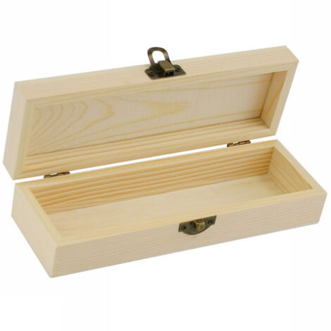 TRADE SHOP - Set 6 Scatole In Legno Decoupage Portagioie Scatola Cofanetto Rettangolare -
