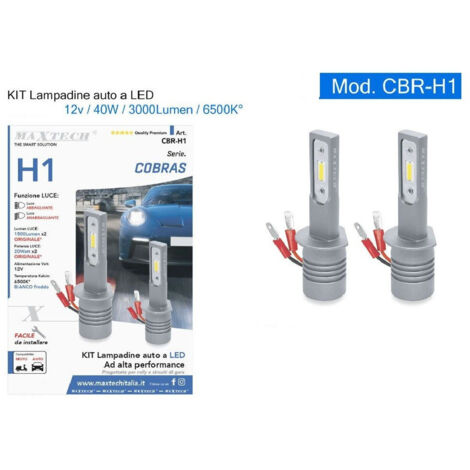Coppia Di Lampade A Led Per Auto X3 H7 6000LM 50W Fari Luce Bianca Lampadine