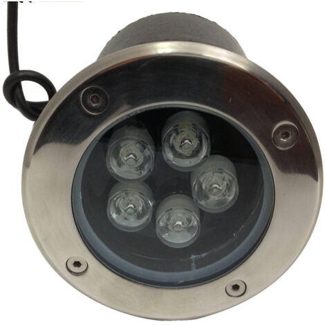 TRADE SHOP - Segnapassi Faretto Led Incasso Segnapasso Calpestabile Per Esterno Ip68 5watt - -Bianco Freddo      -