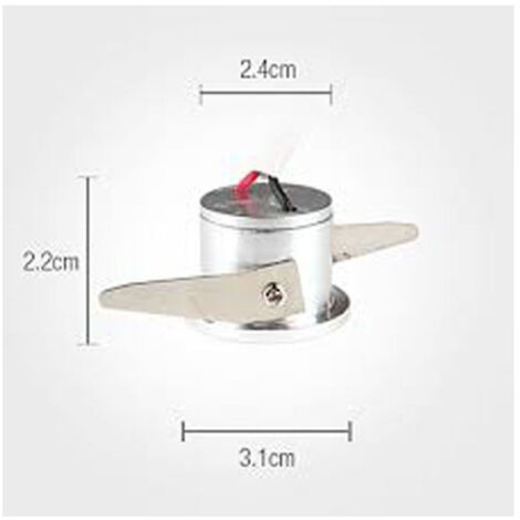 TrAdE Shop Traesio - Faretto Led 1w 220 Volt Punto Luce Orientabile Segnapasso Incasso Cielo Stellato -