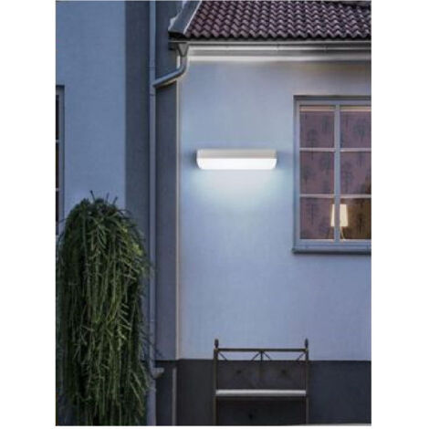 TRADE SHOP - Applique Bianco Da Esterno 12w Luce Fredda 6500k Naturale 4000k Calda 3000k Es63 - -Bianco Freddo -