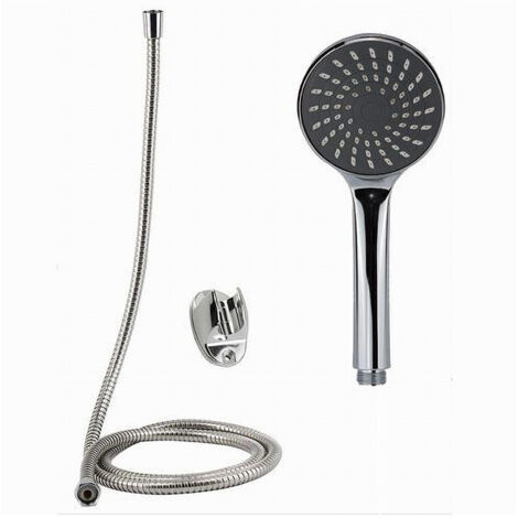 TRADE SHOP - Kit Bagno Doccetta Doccino Soffione Doccia Con Laccio 1,8mt Staffa 69104 Rotondo - (1/2)
