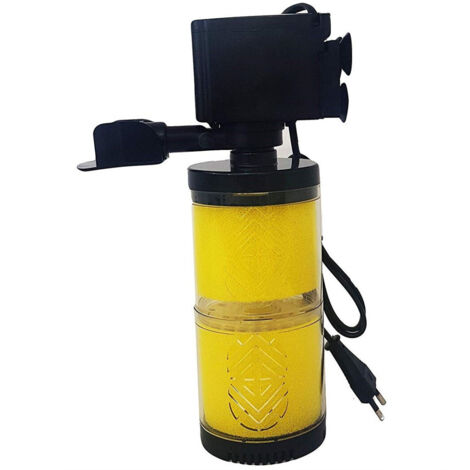 TRADE SHOP - Filtro Interno Dn-1502 15w 1800l/h 2 Filtraggio Pompa Acquario Immergibile -