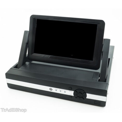 TrAdE Shop Traesio - Dvr Nvr Combo Videosorveglianza 4 Ch Canali Schermo Lcd 7 Pollici H264 - (1/3)
