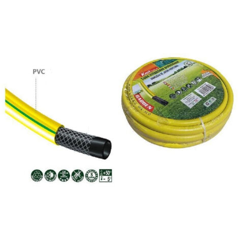 TRADE SHOP - Tubo Irrigazione Retinato Professionale 3/4" 15mt Flessibile Da Giardino 9009799 -