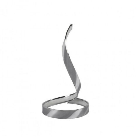 Lampada da comodino in legno avorio e foglia argento con paralume TP-201