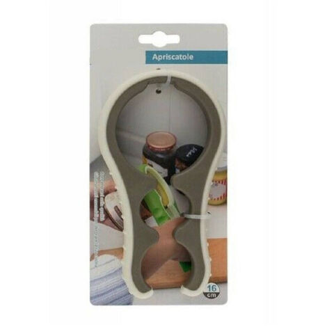 TRADE SHOP - Multi Opener Grip Apri Barattolo Bottiglia Universale Per Tutti I Tappi -