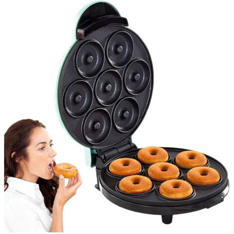 TRADE SHOP - Macchina Elettrica Per Ciambelle Frittelle Double Face Riscaldante Antiaderente -