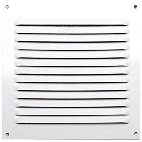 TRADE SHOP - Griglia Aerazione Di Ventilazione Piatto 15x15cm In Metallo Per Aspirazione Aria -