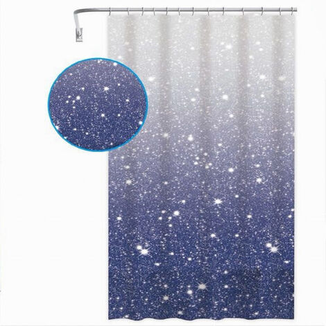 Tenda impermeabile doccia vasca in peva fantasia pesci h 200 con ganci