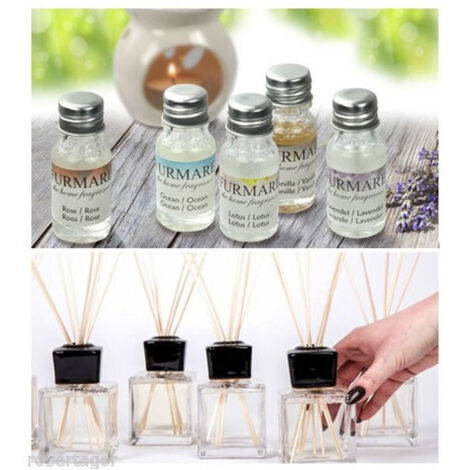 TRADE SHOP - 3 Profumo Aroma 10ml Olio Essenziale Per Profumatori Ambiente Casa Aromaterapia -