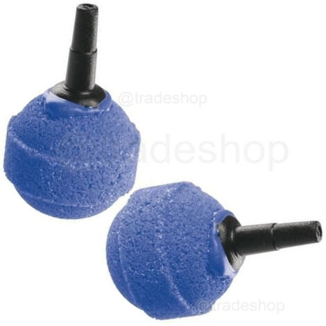 TRADE SHOP - Pietra Porosa A Sfera Per Acquario Diffusore Aria Bolle Pesci Piante Decorazione -