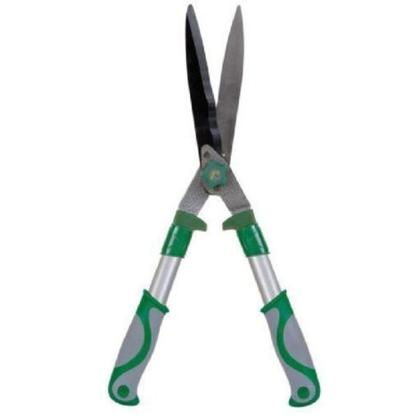 TRADE SHOP - Forbice Tagliasiepi Taglia Erba Da Siepe Con Manico Telescopico 64cm Lama 20cm -