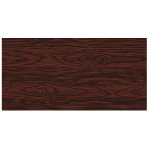 TRADE SHOP - Pannello Adesivo Effetto Legno Scuro 120x300cm Pareti Paraschizzi Stanza Cucina -