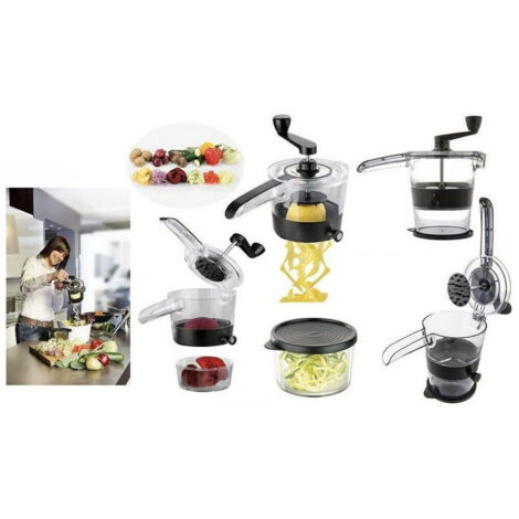 TrAdE Shop Traesio - Affettatrice Spiralfix Taglia Verdure Spirale Affetta Julienne Cucina -