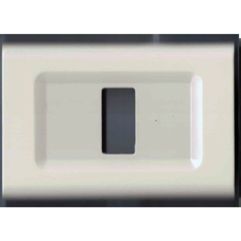 TRADE SHOP - Placchette Placche In Abs Serie Magic Elite Bticino Compatibili Color Copriprese - Bianco -5 fori     -
