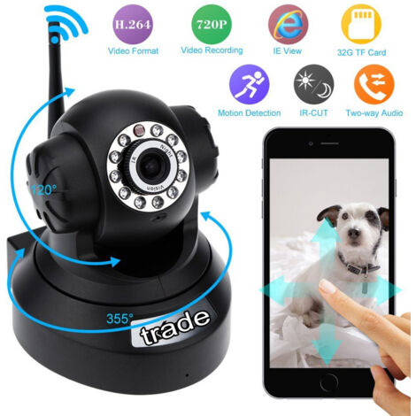 Telecamera IP CAMERA Wi-Fi HD 1080p motorizzata infrarossi con app YOOSEE