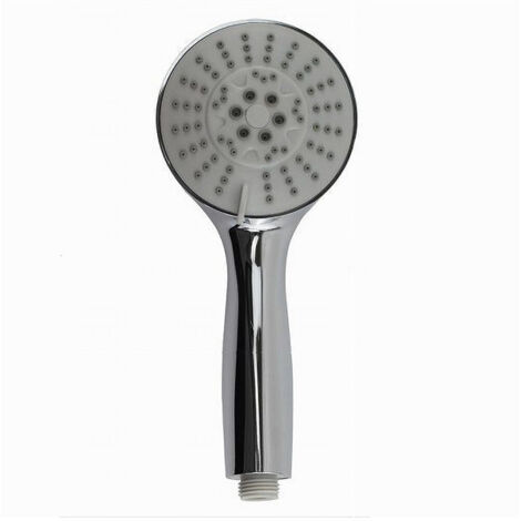 TRADE SHOP - Doccetta Doccino Rotondo Bagno Soffione Doccia Cornetta Moderno 25 X 12 Cm 69105 - (1/2)