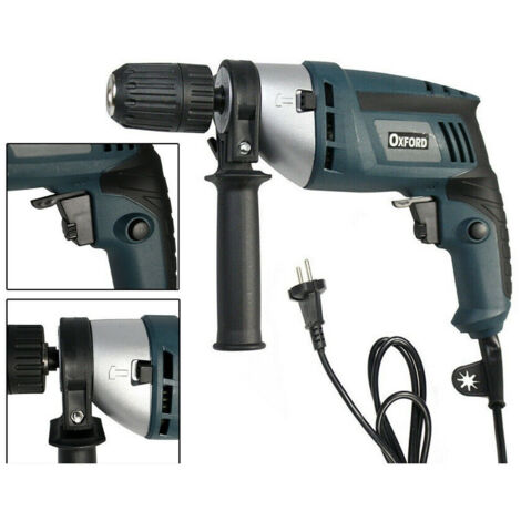 TRADE SHOP - Trapano Elettrico Avvitatore Autoserrante 750w Watt 13mm 3000rpm Percussione - (1/4)