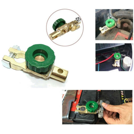 TRADE SHOP - Morsetto Staccabatteria Antifurto Stacca Batteria Auto Barca Camper 12/24v -