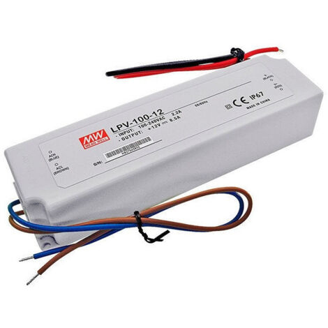 TRADE SHOP - Trasformatore Driver Alimentatore Per Strisce Strip Led Faretti 100 W Watt - (1/2)