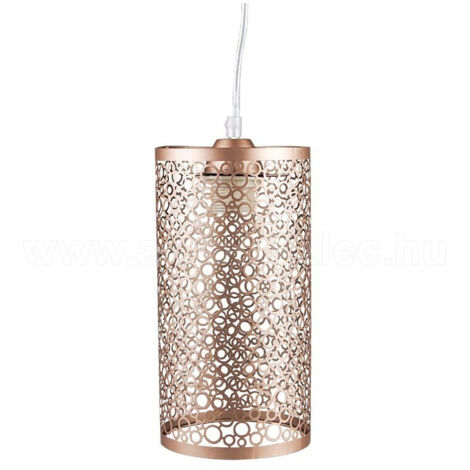 TRADE SHOP - Lampadario Pendente A Sospensione In Metallo Oro Champagne Stile Elegante 7131 -