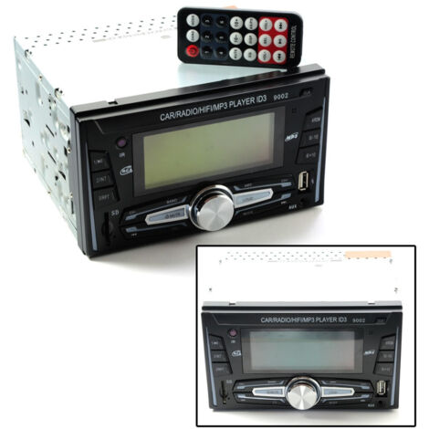 Autoradio Doppio DIN Senza Fili Con Apple CarPlay E Android Auto - Display Touch Bluetooth WiFi