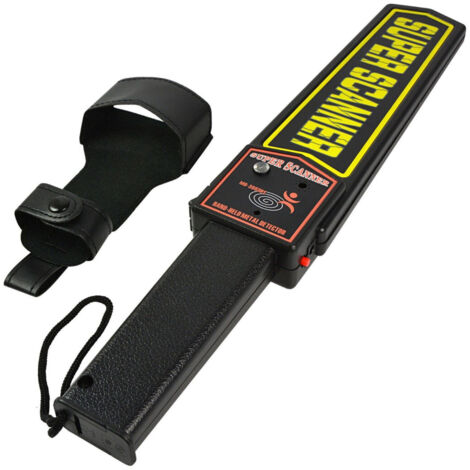 TRADE SHOP - Metal Detector Professionale Manuale Rilevatore Di Metalli Led Scanner Portatile -