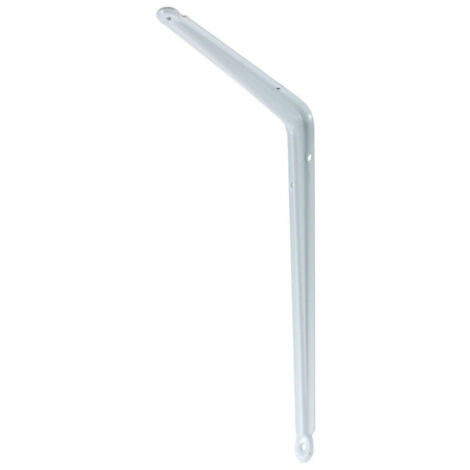 TRADE SHOP - Reggimensola Supporto Staffa Reggi Mensola In Metallo 25x30cm Bianca -